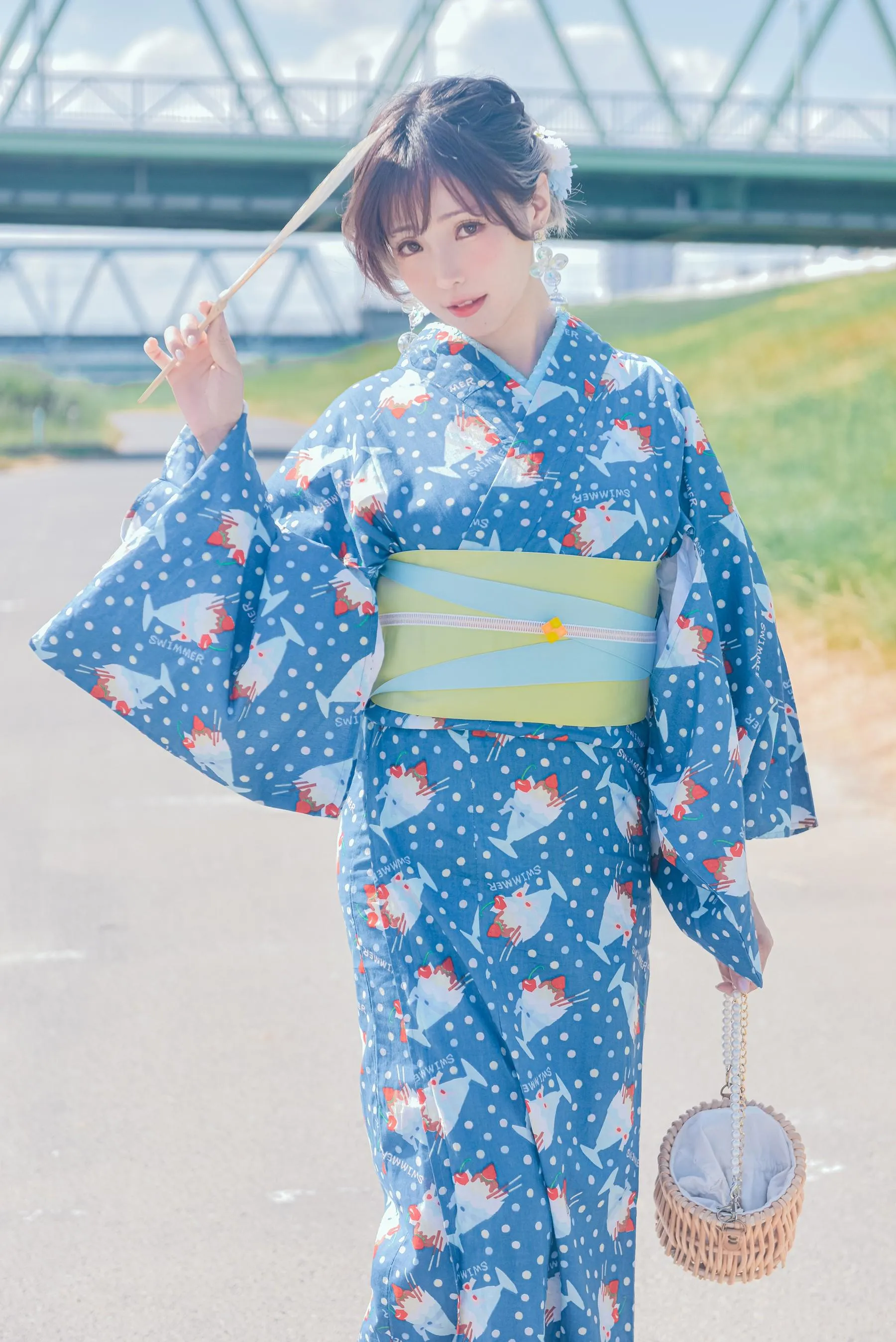 ElyEE子 – NO.119 2023.august A-聖代浴衣 Sundae Yukata [29P]插图1